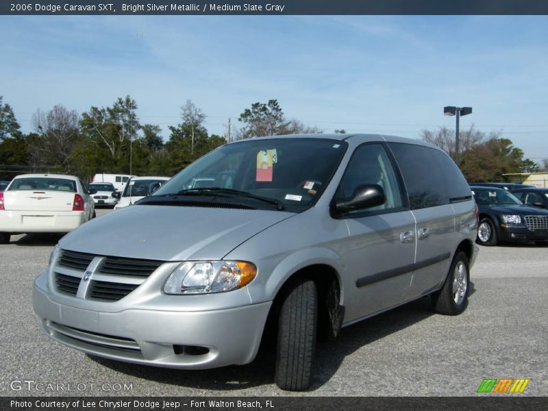 Bright Silver Metallic / Medium Slate Gray 2006 Dodge Caravan SXT