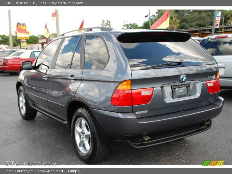 Steel Grey Metallic / Black 2002 BMW X5 3.0i