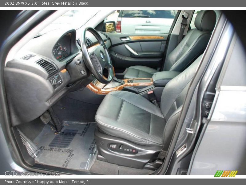 Steel Grey Metallic / Black 2002 BMW X5 3.0i