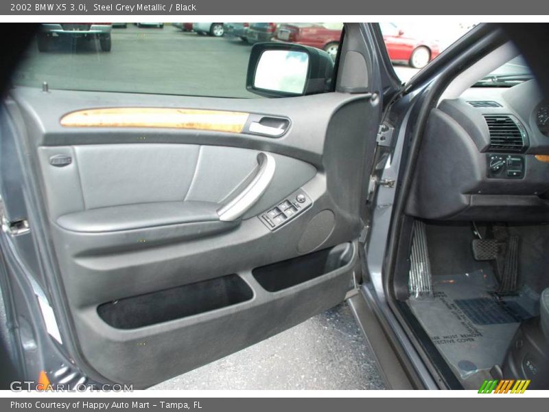 Steel Grey Metallic / Black 2002 BMW X5 3.0i