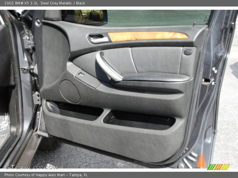 Steel Grey Metallic / Black 2002 BMW X5 3.0i