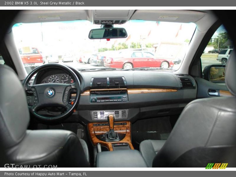 Steel Grey Metallic / Black 2002 BMW X5 3.0i