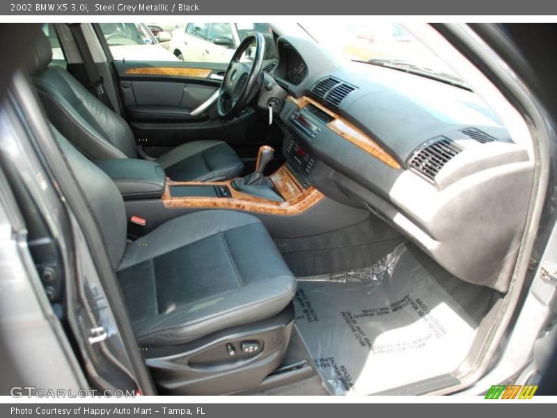 Steel Grey Metallic / Black 2002 BMW X5 3.0i