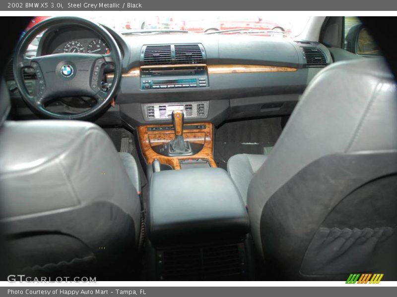 Steel Grey Metallic / Black 2002 BMW X5 3.0i