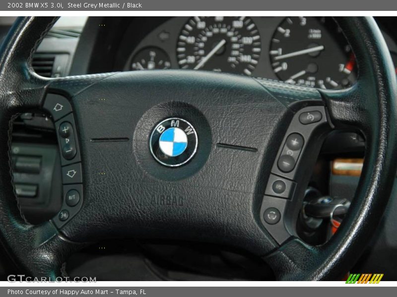 Steel Grey Metallic / Black 2002 BMW X5 3.0i