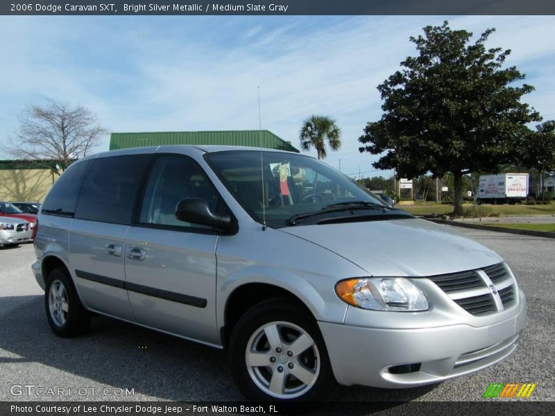 Bright Silver Metallic / Medium Slate Gray 2006 Dodge Caravan SXT