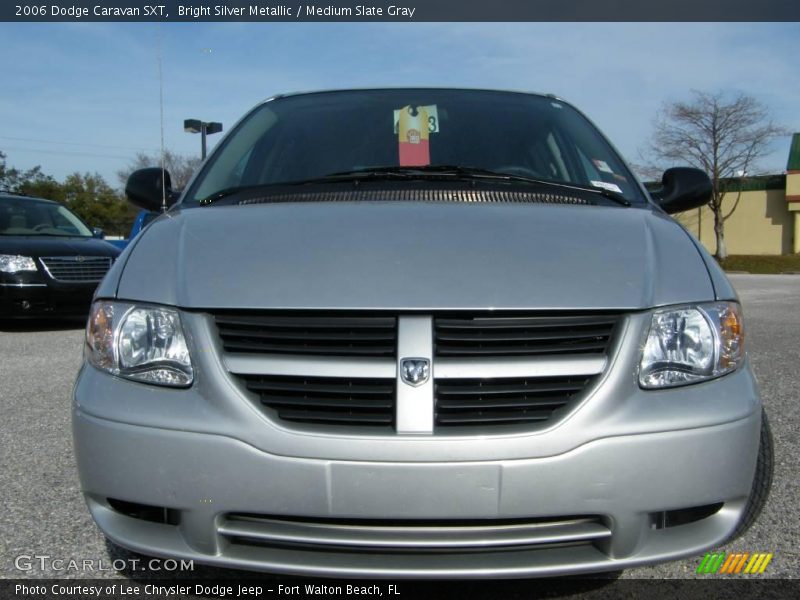 Bright Silver Metallic / Medium Slate Gray 2006 Dodge Caravan SXT