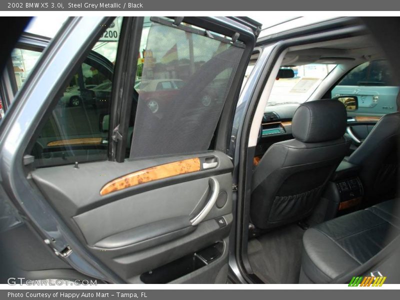 Steel Grey Metallic / Black 2002 BMW X5 3.0i
