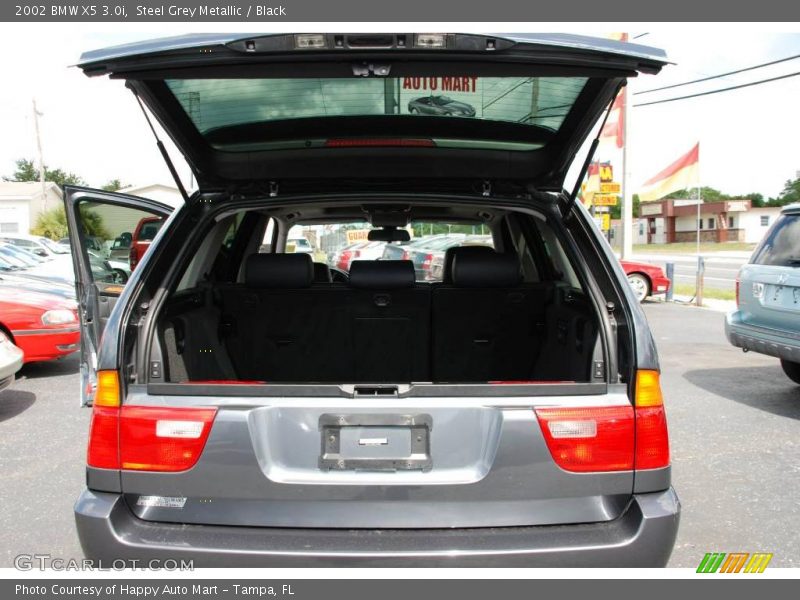 Steel Grey Metallic / Black 2002 BMW X5 3.0i