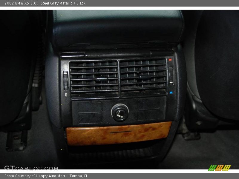 Steel Grey Metallic / Black 2002 BMW X5 3.0i