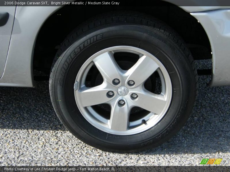 Bright Silver Metallic / Medium Slate Gray 2006 Dodge Caravan SXT