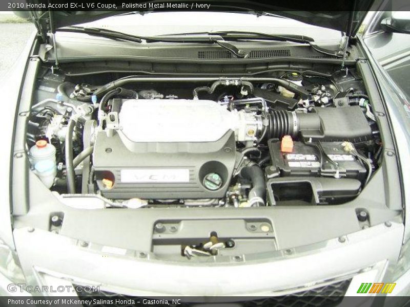 Polished Metal Metallic / Ivory 2010 Honda Accord EX-L V6 Coupe