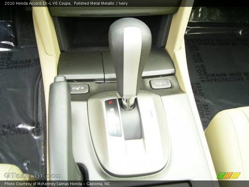 Polished Metal Metallic / Ivory 2010 Honda Accord EX-L V6 Coupe