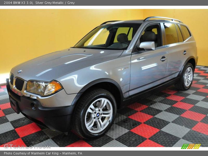 Silver Grey Metallic / Grey 2004 BMW X3 3.0i