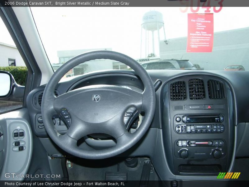 Bright Silver Metallic / Medium Slate Gray 2006 Dodge Caravan SXT