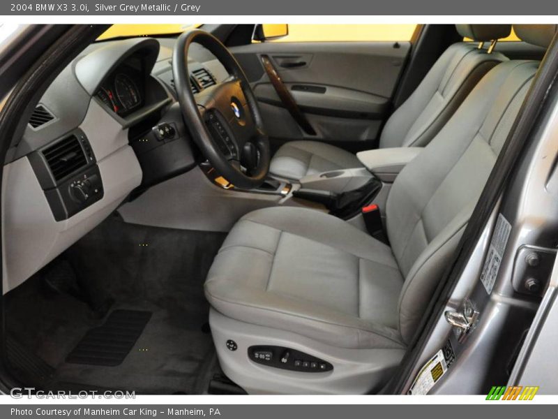 Silver Grey Metallic / Grey 2004 BMW X3 3.0i