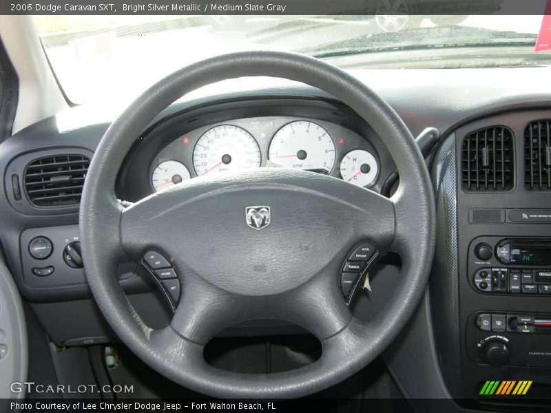 Bright Silver Metallic / Medium Slate Gray 2006 Dodge Caravan SXT