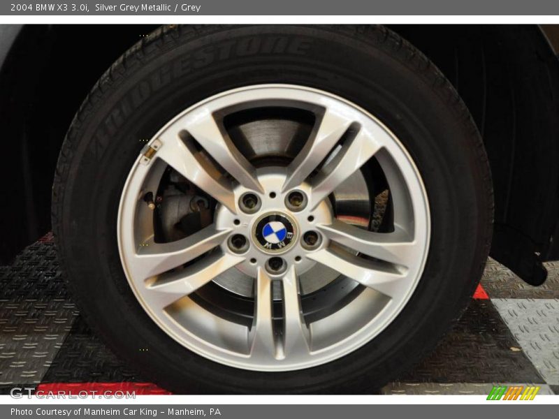 Silver Grey Metallic / Grey 2004 BMW X3 3.0i