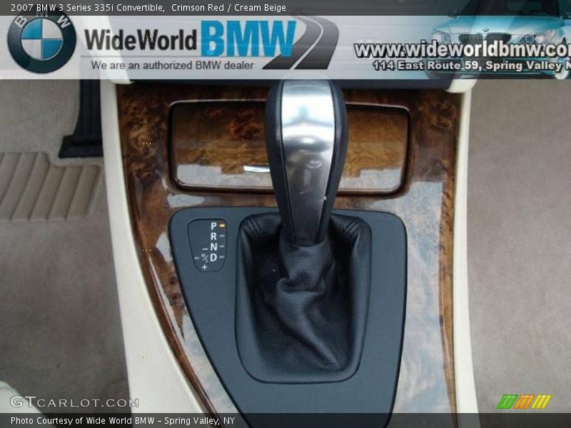 Crimson Red / Cream Beige 2007 BMW 3 Series 335i Convertible