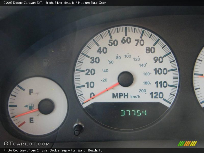 Bright Silver Metallic / Medium Slate Gray 2006 Dodge Caravan SXT