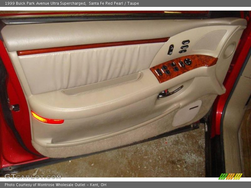 Santa Fe Red Pearl / Taupe 1999 Buick Park Avenue Ultra Supercharged