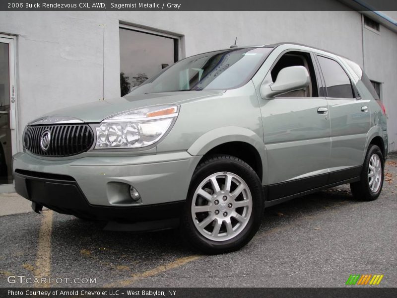 Sagemist Metallic / Gray 2006 Buick Rendezvous CXL AWD