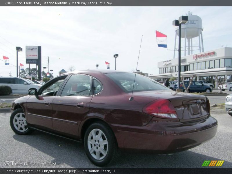Merlot Metallic / Medium/Dark Flint Grey 2006 Ford Taurus SE