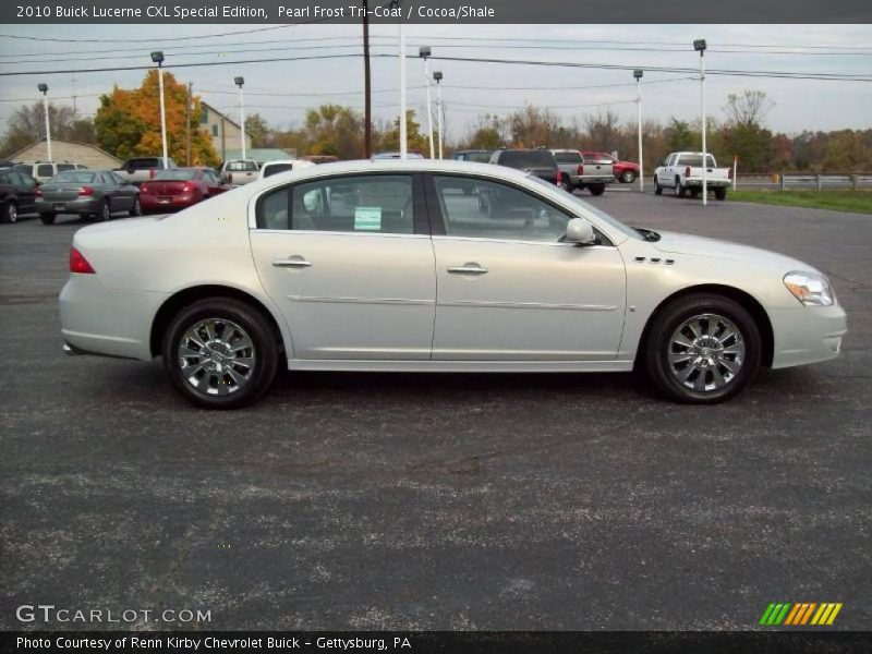 Pearl Frost Tri-Coat / Cocoa/Shale 2010 Buick Lucerne CXL Special Edition