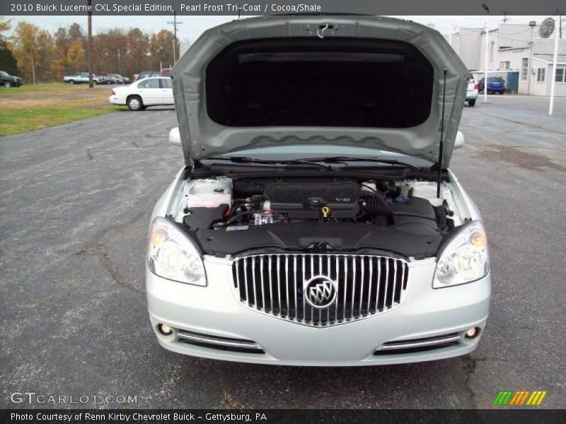Pearl Frost Tri-Coat / Cocoa/Shale 2010 Buick Lucerne CXL Special Edition