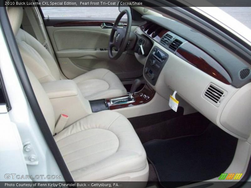Pearl Frost Tri-Coat / Cocoa/Shale 2010 Buick Lucerne CXL Special Edition