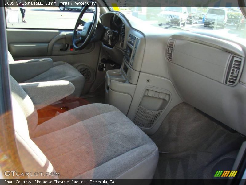 Summit White / Pewter Gray 2005 GMC Safari SLE