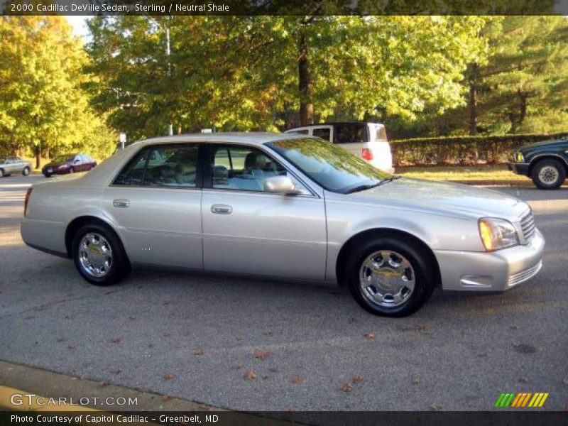 Sterling / Neutral Shale 2000 Cadillac DeVille Sedan