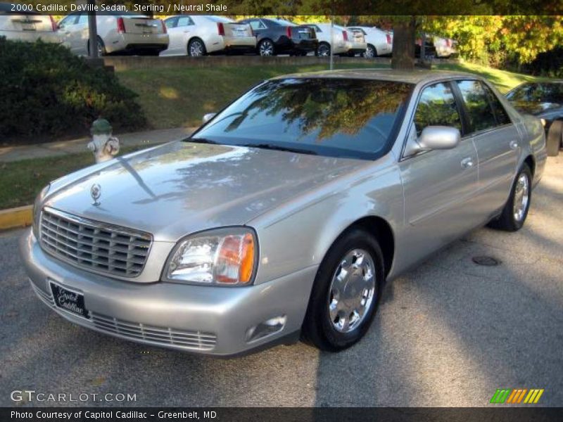Sterling / Neutral Shale 2000 Cadillac DeVille Sedan