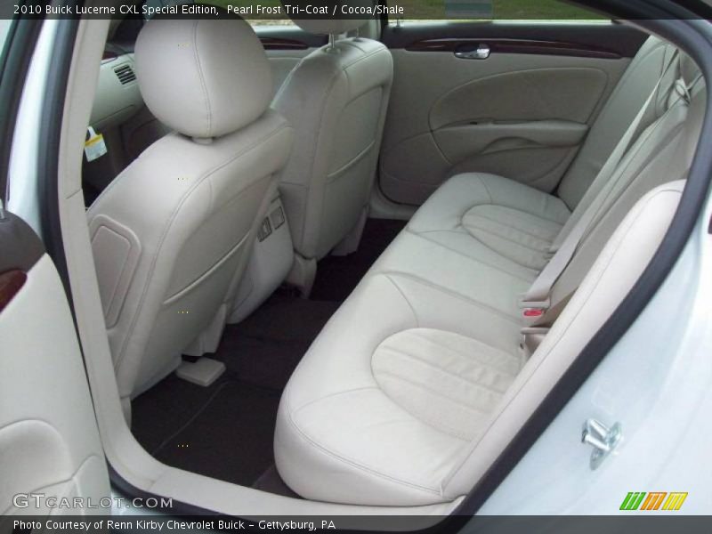 Pearl Frost Tri-Coat / Cocoa/Shale 2010 Buick Lucerne CXL Special Edition