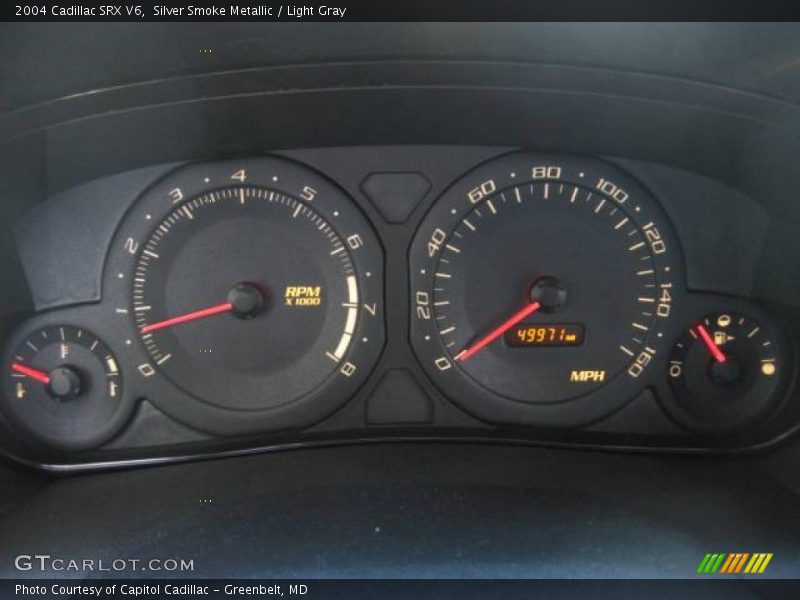 Silver Smoke Metallic / Light Gray 2004 Cadillac SRX V6