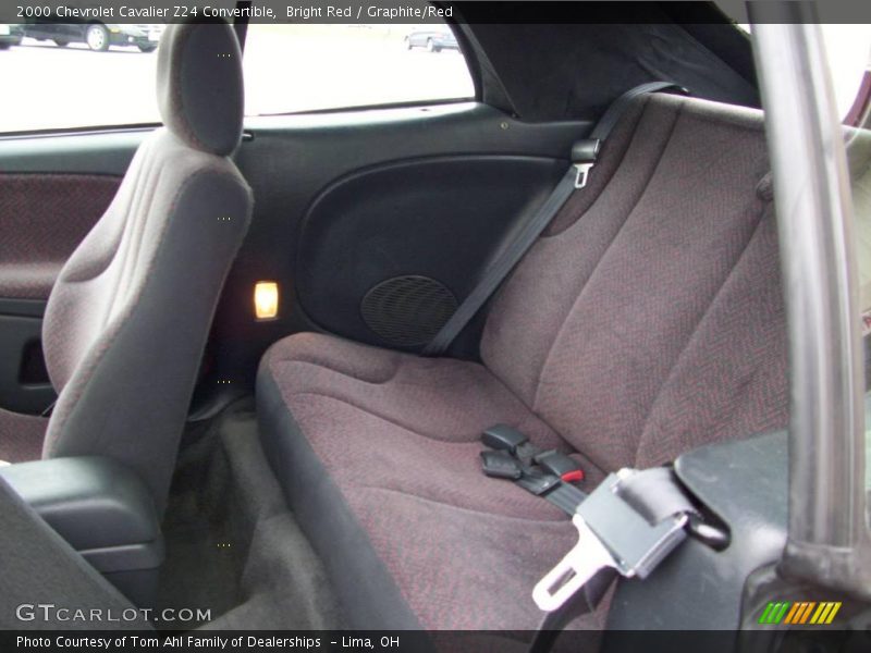 Bright Red / Graphite/Red 2000 Chevrolet Cavalier Z24 Convertible