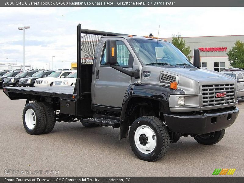 Graystone Metallic / Dark Pewter 2006 GMC C Series TopKick C4500 Regular Cab Chassis 4x4