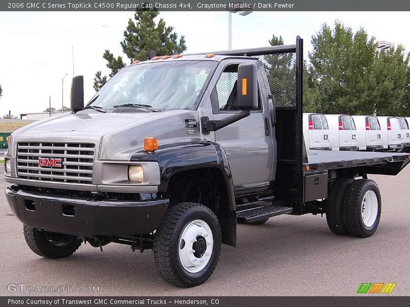 Graystone Metallic / Dark Pewter 2006 GMC C Series TopKick C4500 Regular Cab Chassis 4x4