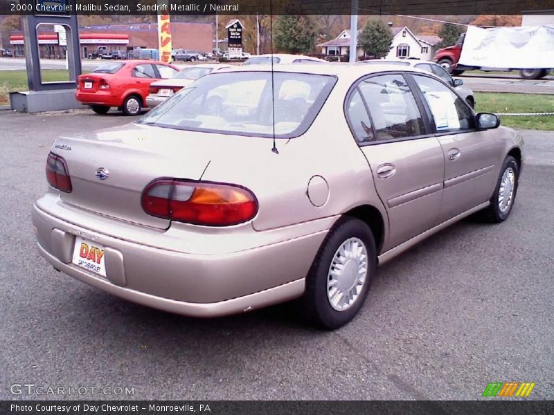 Sandrift Metallic / Neutral 2000 Chevrolet Malibu Sedan