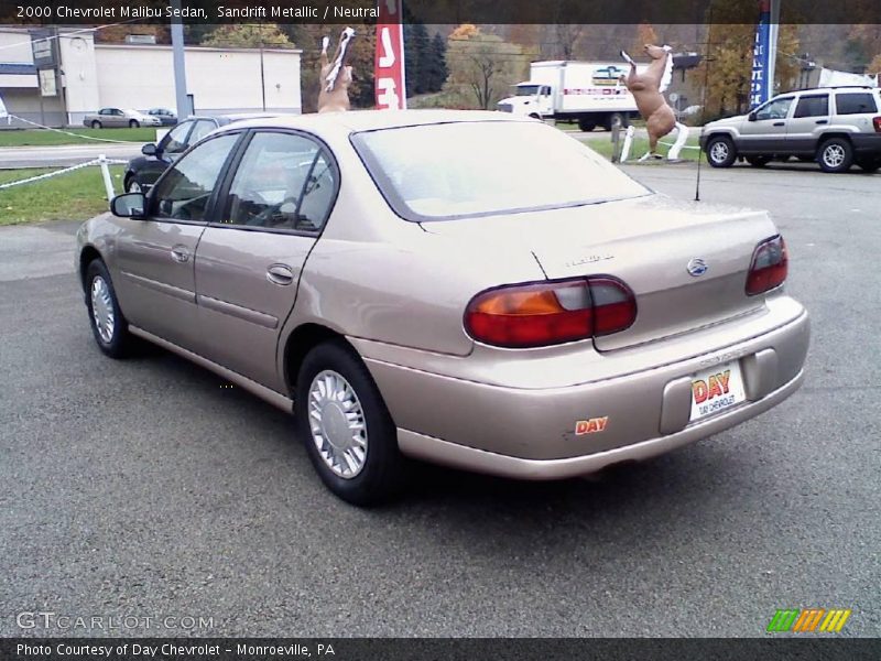 Sandrift Metallic / Neutral 2000 Chevrolet Malibu Sedan