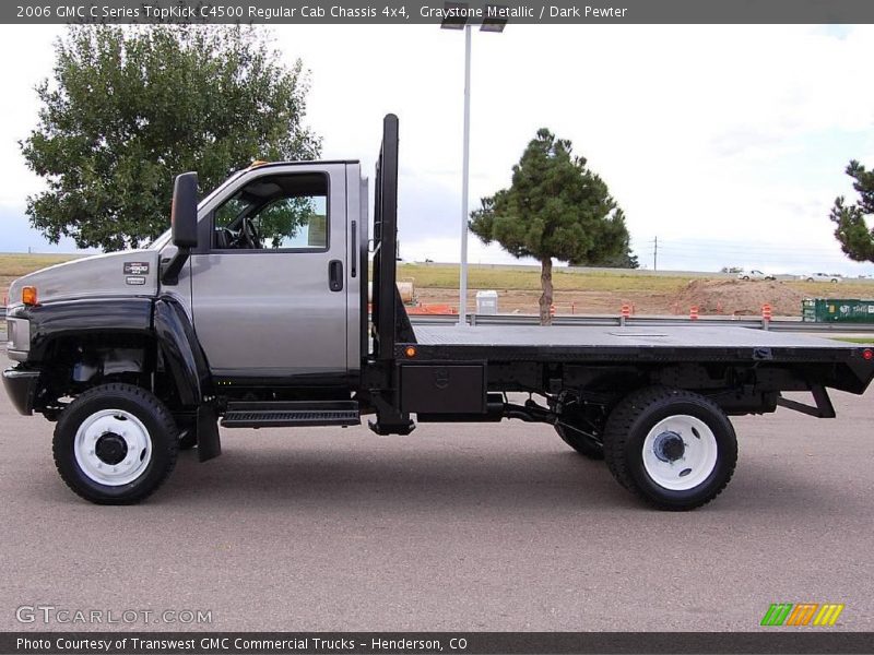 Graystone Metallic / Dark Pewter 2006 GMC C Series TopKick C4500 Regular Cab Chassis 4x4