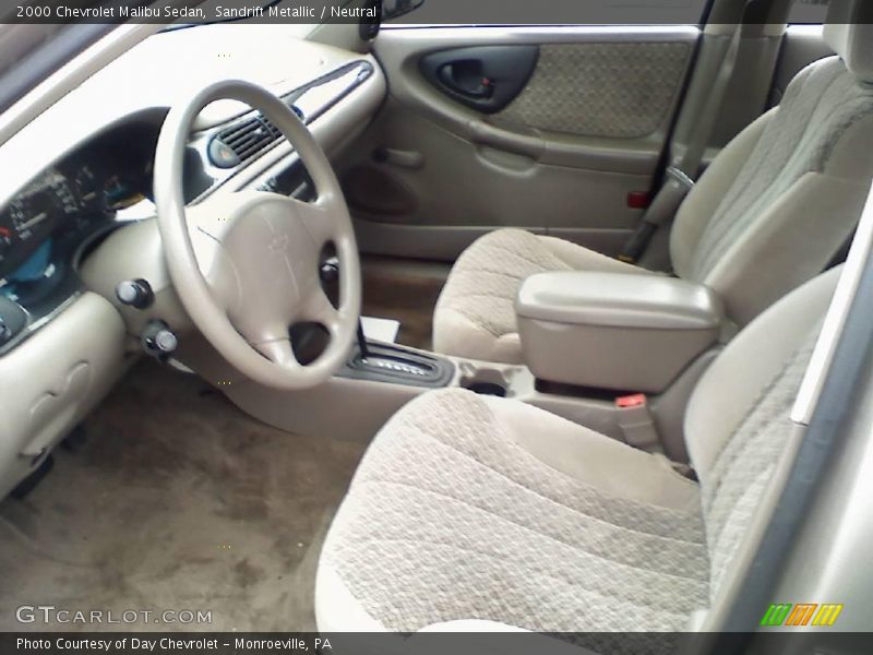 Sandrift Metallic / Neutral 2000 Chevrolet Malibu Sedan