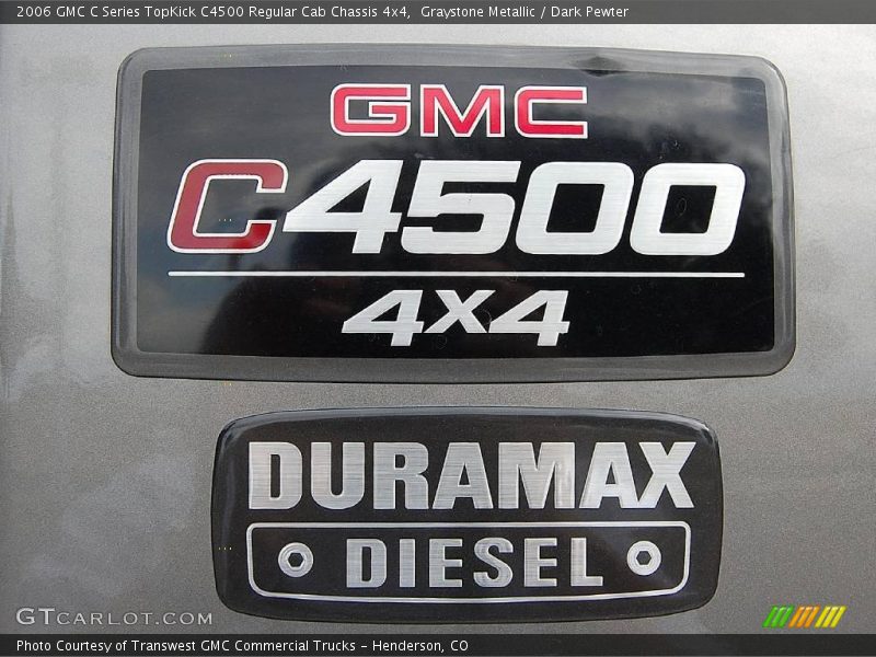 Graystone Metallic / Dark Pewter 2006 GMC C Series TopKick C4500 Regular Cab Chassis 4x4
