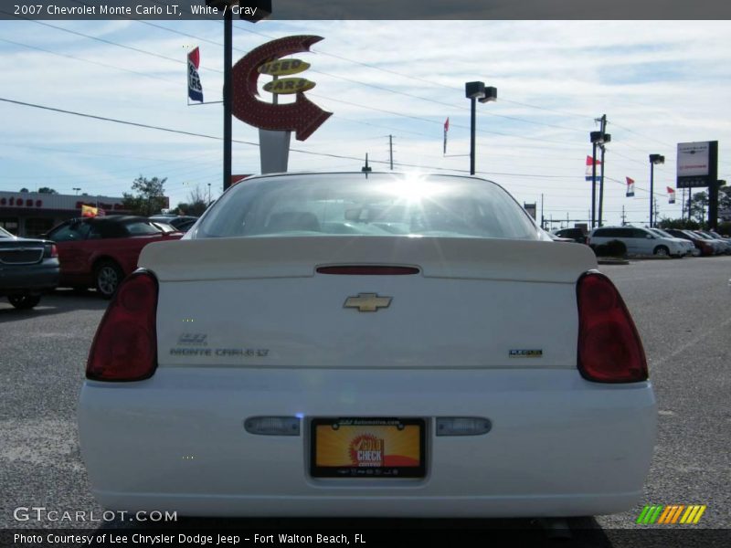 White / Gray 2007 Chevrolet Monte Carlo LT