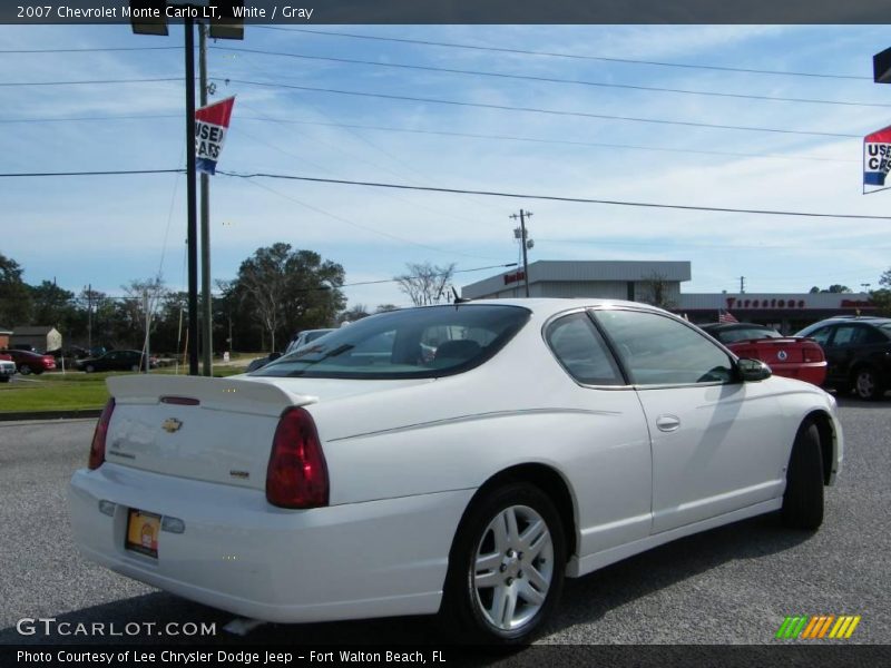White / Gray 2007 Chevrolet Monte Carlo LT