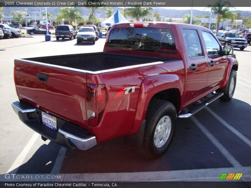 Dark Cherry Red Metallic / Medium Dark Pewter 2005 Chevrolet Colorado LS Crew Cab