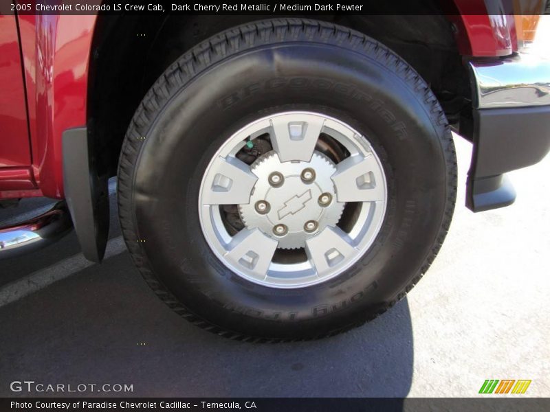 Dark Cherry Red Metallic / Medium Dark Pewter 2005 Chevrolet Colorado LS Crew Cab