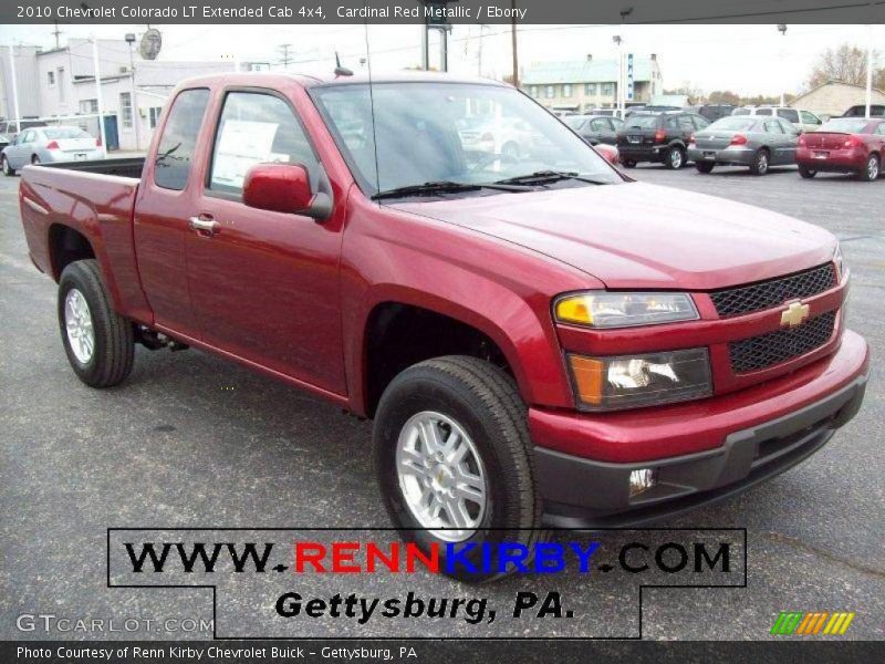 Cardinal Red Metallic / Ebony 2010 Chevrolet Colorado LT Extended Cab 4x4