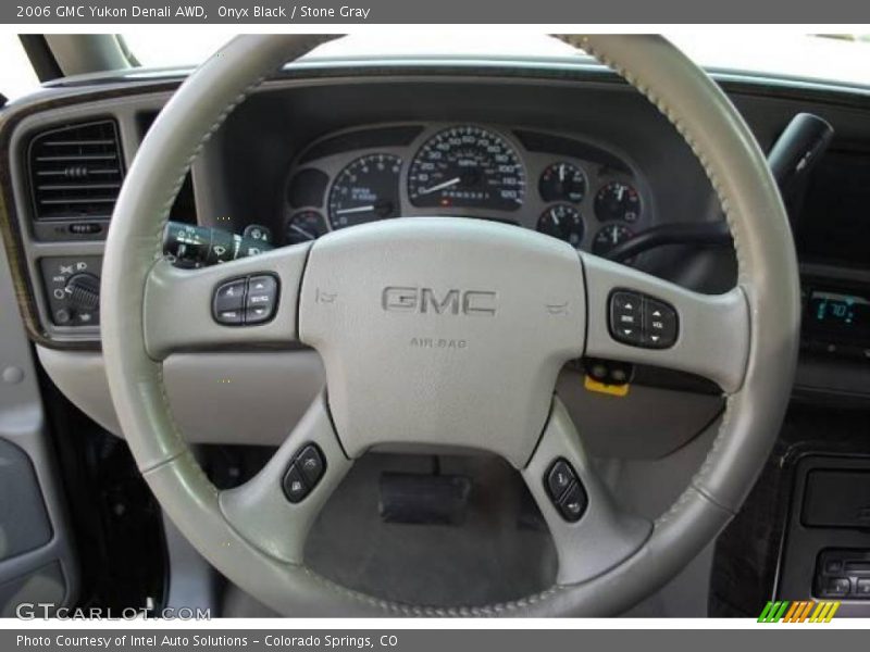 Onyx Black / Stone Gray 2006 GMC Yukon Denali AWD