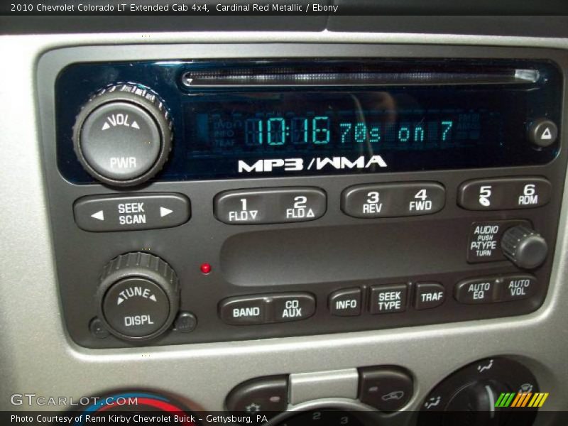 Cardinal Red Metallic / Ebony 2010 Chevrolet Colorado LT Extended Cab 4x4